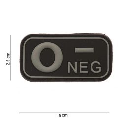 Blood type PVC patch 0-