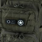 Blood type PVC patch, black 0-