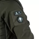 Blood type PVC patch, black A+