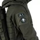 Blood type PVC patch, black A+