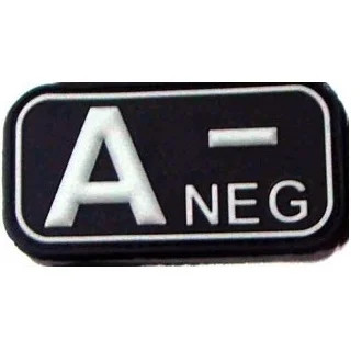 Blood type PVC patch A-