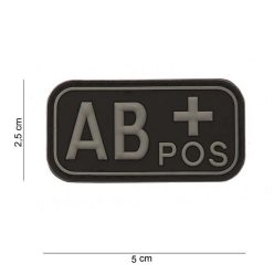 Blutgruppe PVC Patch AB+