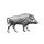 Jagd Abzeichen, Wildschwein