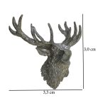 Hunter pin badge, red deer