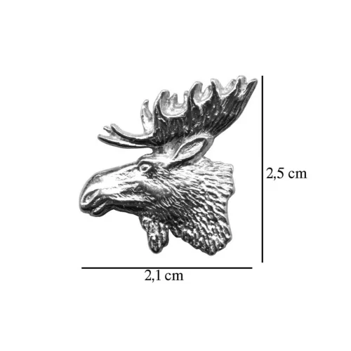 Hunter pin badge, deer