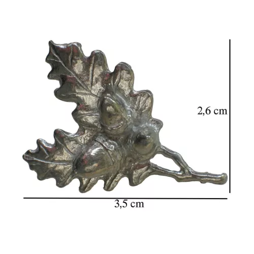 Hunter pin badge, oak acorn