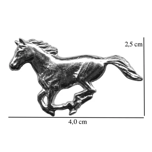Hunter pin badge, Horse