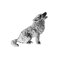 Jagd Abzeichen, Wolf