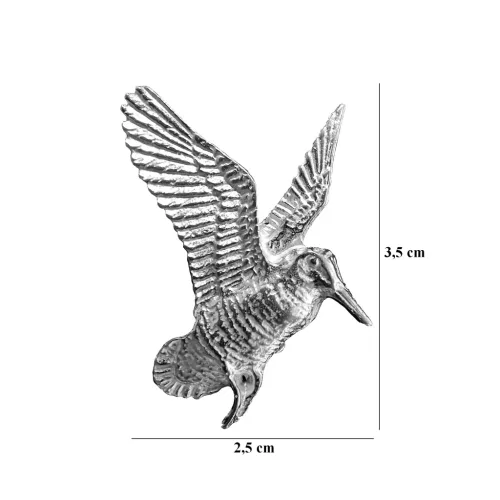 Hunter pin badge, snipe