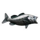 Fisherman pin badge, Bass