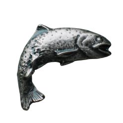 Fisherman pin badge, Catfish