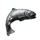 Fisherman pin badge, Catfish