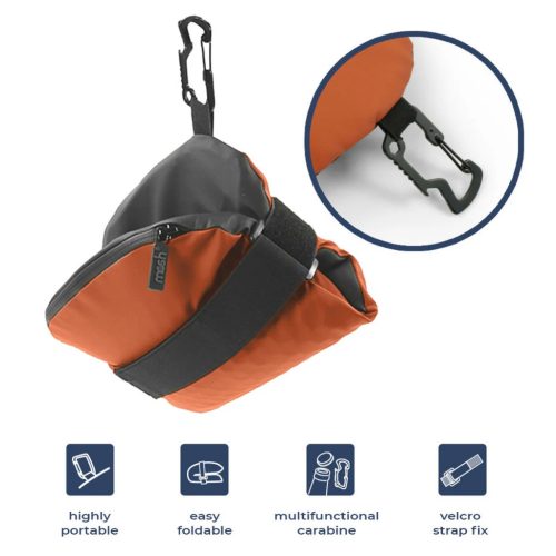 Multifunkčný gelový podsedák Mosh Kamper, orange