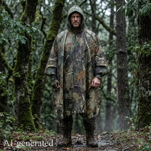 M-Tramp poncsó, poncho, hardwood