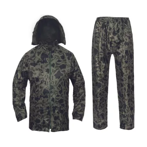 Cerva Carina nepremokavý odev, woodland 2XL