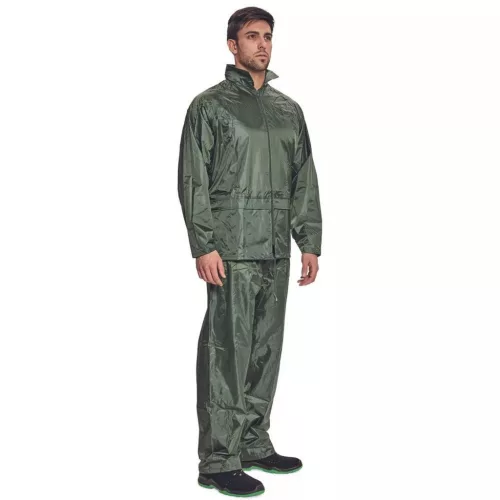 Cerva Carina rainsuit, green 3XL
