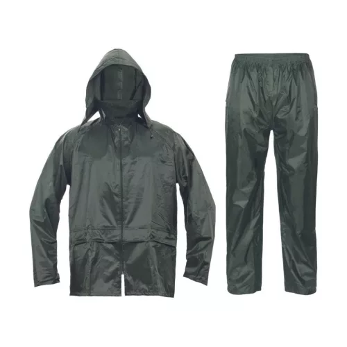 Cerva Carina rainsuit, green 3XL