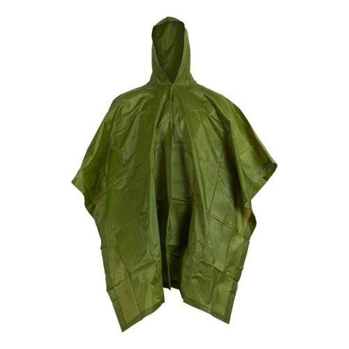 M-Tramp vinyl poncho, verde