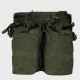 Mil-Tec Double Magazine Tasche Open Top, Grün