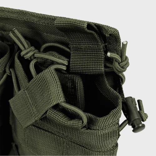 Mil-Tec Double Magazine Tasche Open Top, Grün