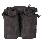 Mil-Tec open top magazine pouch double, black