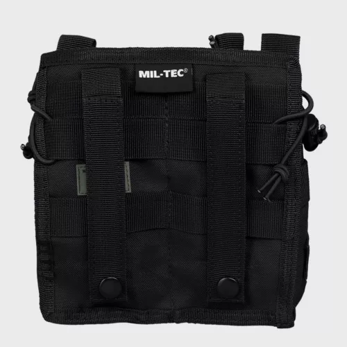 Mil-Tec Double Magazine Tasche Open Top, Schwarz