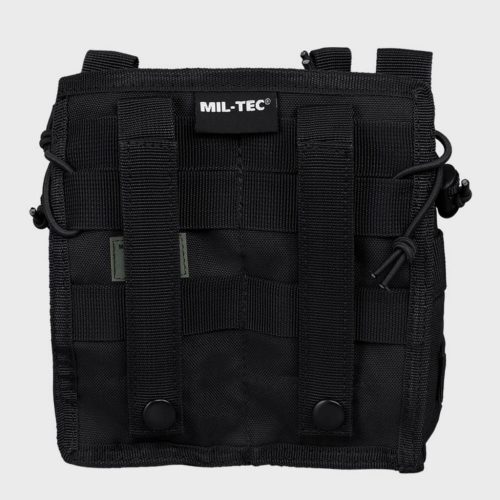 Mil-Tec open top magazine pouch double, black