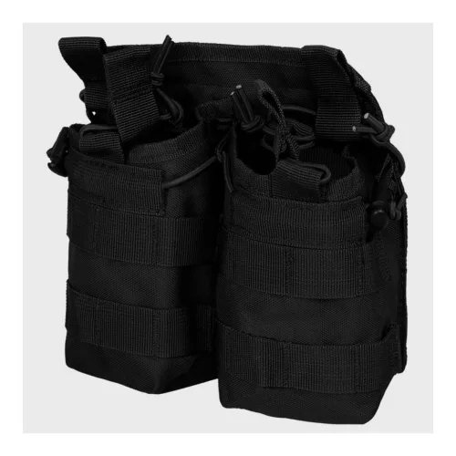 Mil-Tec Double Magazine Tasche Open Top, Schwarz
