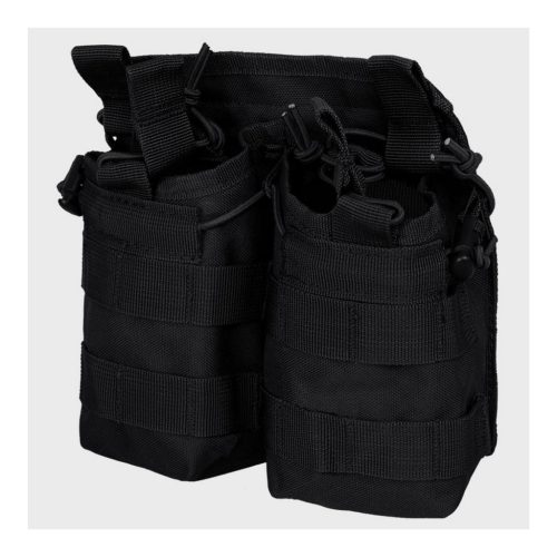 Mil-Tec open top magazine pouch double, black