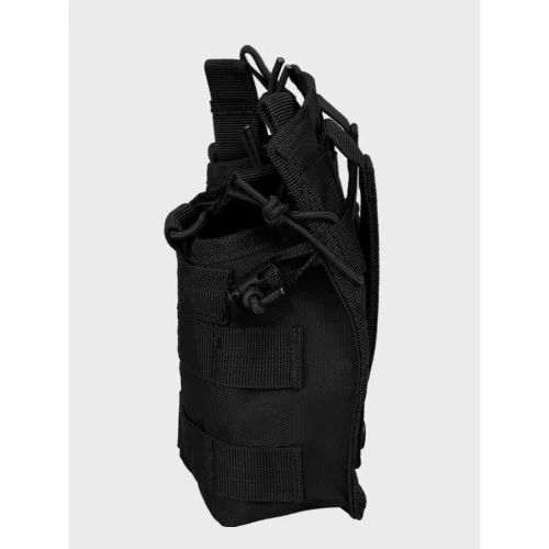 Mil-Tec Double Magazine Tasche Open Top, Schwarz