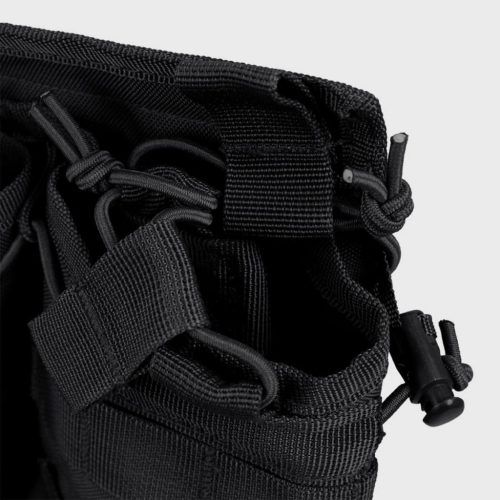 Mil-Tec open top magazine pouch double, black