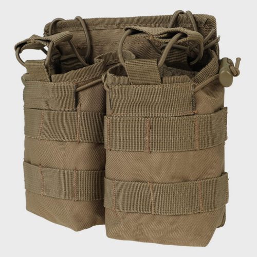 Mil-Tec nyitott dupla tárzseb, coyote