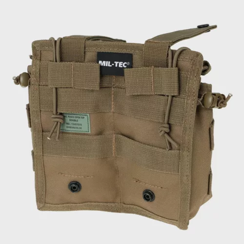 Mil-Tec Double Magazine Tasche Open Top, Coyote