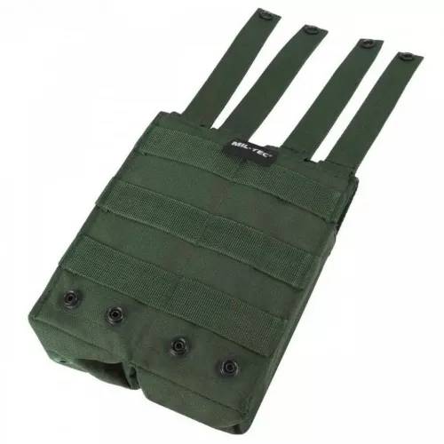 Mil-Tec AK47 dupla tárzseb, tártartó, zöld