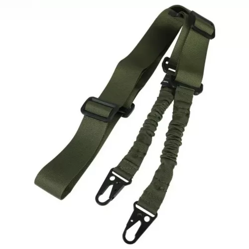 Mil-Tec 2-point sling with bungee, green