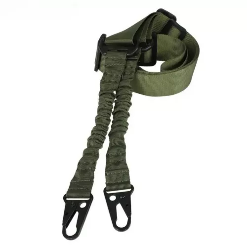 Mil-Tec 2-point sling with bungee, green