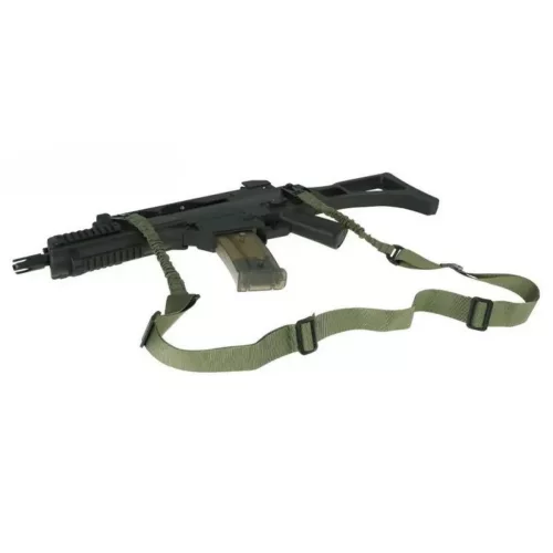 Mil-Tec 2-point sling with bungee, green