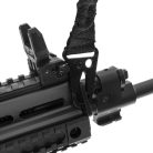 Mil-Tec 2-Point tactical tragegurt mit bungee, Schwarz