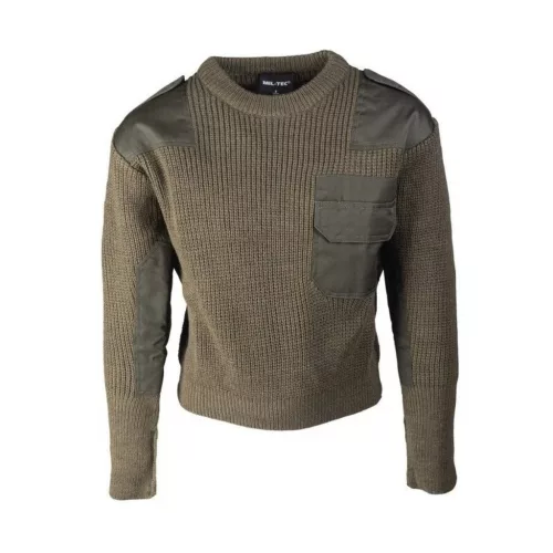 Mil-Tec gyerek commando pulóver, zöld XL
