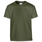 Gildan tricou copii, militar-verde