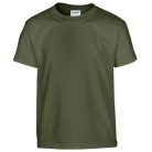 Gildan tricou copii, militar-verde XL
