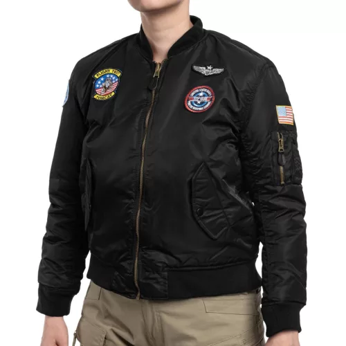 Mil-Tec MA-1 Kid's jacket, black XL