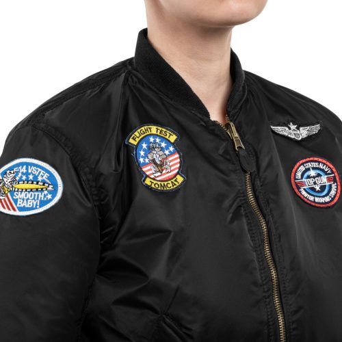 Mil-Tec MA-1 Kid's jacket, black XL