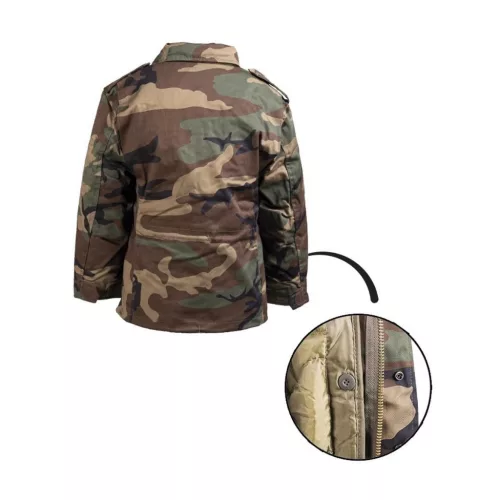 Mil-Tec Kids M65 coat, woodland L