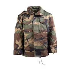 Mil-Tec M65 detská bunda, woodland S