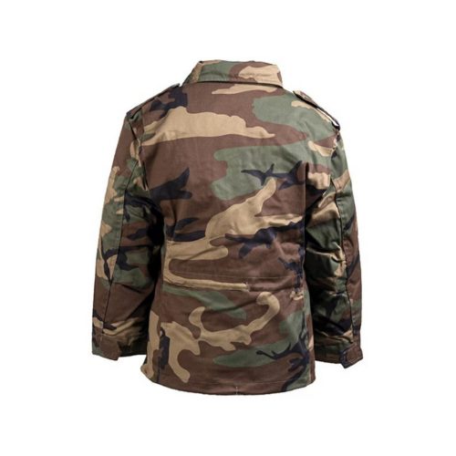 Mil-Tec M65 detská bunda, woodland M