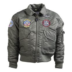 Mil-Tec geaca CWU copii, verde M