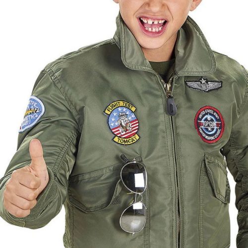 Mil-Tec CWU Kid's jacket, green XL