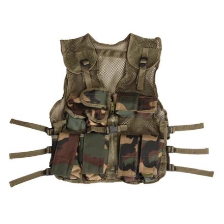 Kid's tactical vest, woodland