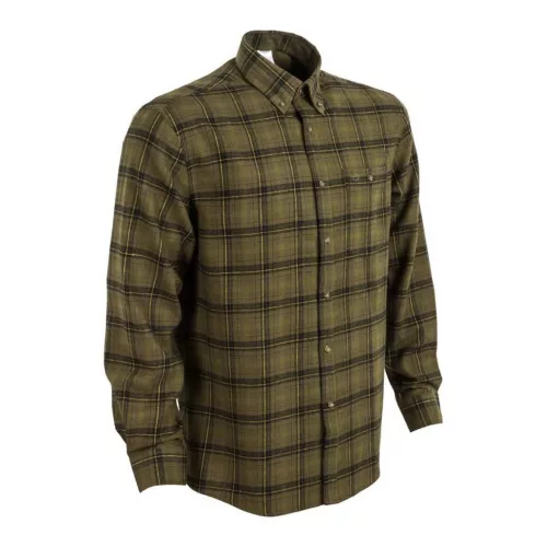 M-Tramp Herne camasa cu manca lunga, verde/negru 2XL